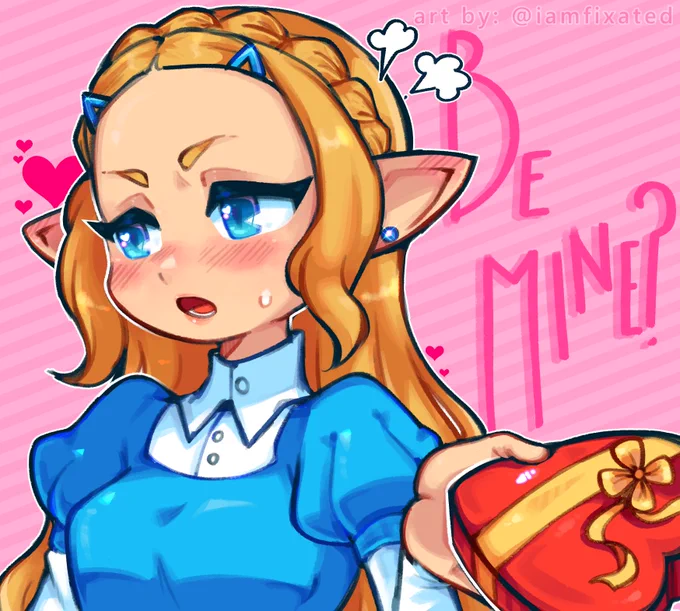 have a v-day themed zelda #botw 