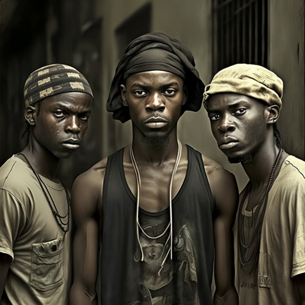 Bshizzle70's tweet photo. Thread -
TRENCHES , Ajegunle Lagos : From Cradle to Grave -1😊
- Uncle B 
.
.
#midjourneyAi 
#Nigeria  Obasanjo $500 Binance  Tinubu Malami Adamu Dan Daudu MC Oluomo Yoruba #Lagos #Ajegunle #Trenches https://t.co/VUNe4pLrdD