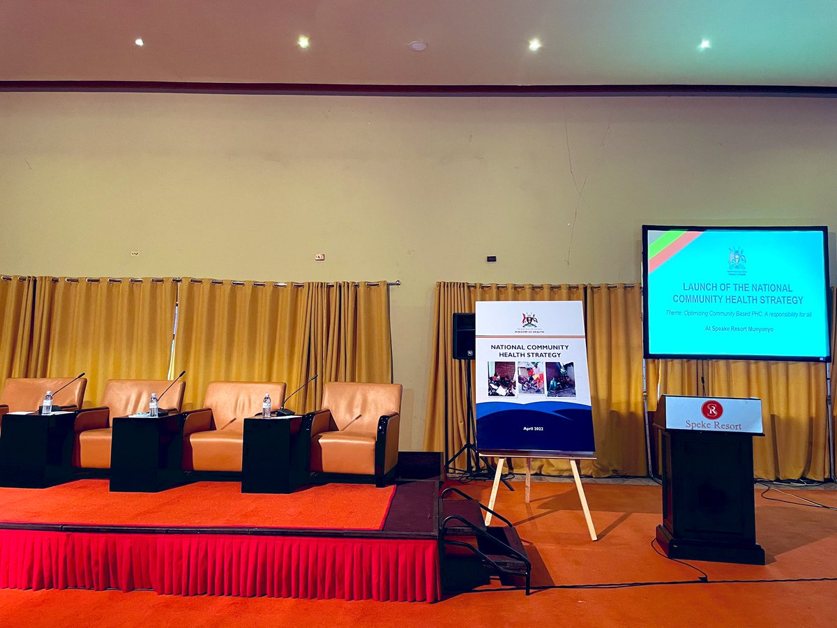 ObulamuUganda's tweet photo. The stage is set once again.
๐๐ก๐ฎ๐๐ถ๐ผ๐ป๐ฎ๐น ๐๐ ๐ฆ๐๐ฟ๐ฎ๐๐ฒ๐ด๐ ๐๐ฎ๐๐ป๐ฐ๐ต ๐ช ๐@spekeresort
Today, we set in motion for a community health overhaul as we ignite progress towards #UniversalHealthCoverage.
#Obulamu
#CommunityHealthStrategy
#CommunityHealthWeek2023 https://t.co/WiYtoP4pki