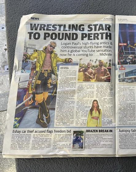 LoganPaul's tweet photo. I love Australia already 🤣 https://t.co/aUxlwhtjnz
