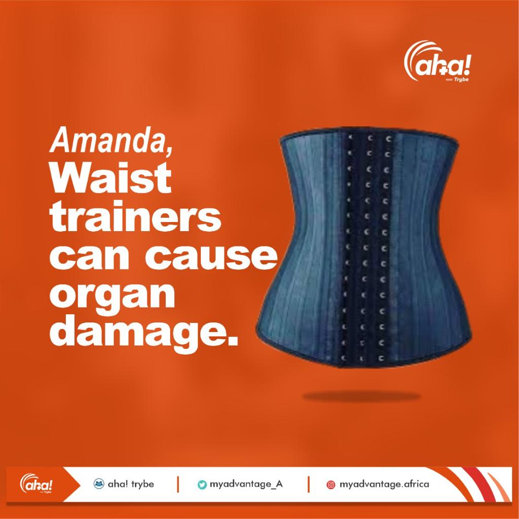 myAdvantage_A's tweet photo. Waist trainers can be harmful to your health and have the potential to cause organ damage. Wearing a waist trainer for prolonged periods of time can compress your internal organs, such as your lungs and stomach, leading to discomfort, difficulty breathing, and even organ damage. https://t.co/6ploUGkOzv