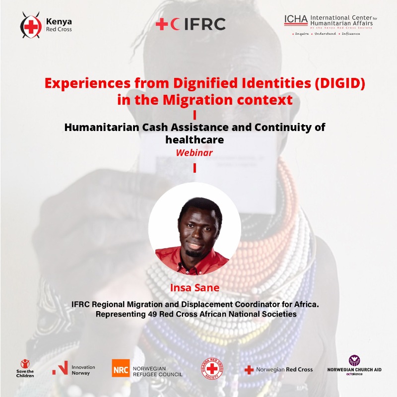KenyaRedCross's tweet photo. If you are keen on learning how Dignified Identities #DIGID have provided eligibility to persons of concern when accessing humanitarian aid, you do not want to miss out on this webinar!

📅  10th of February, 2023
⏰  1500 - 1630 hrs EAT
💻  https://t.co/uIlryoBUUC