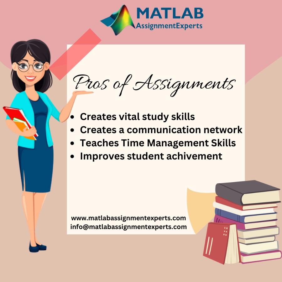ExpertsMatlab's tweet image. There are many pros of assignments that every student should know to boost their academic scores. #MatlabAssignmentExperts are professional assignment helpers. Our experts are highly qualifies to provide you the best #matlabassignmenthelp with the given deadlines.
#matlabhelp
