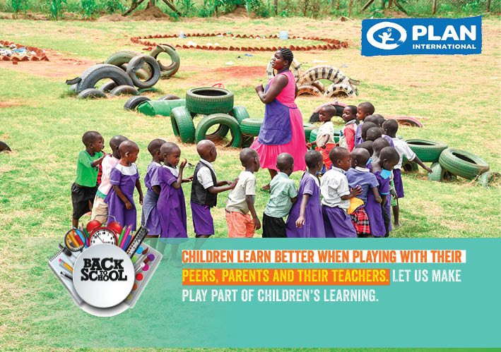 PlanUganda's tweet photo. Children learn better when playing with their peers, parents and their teachers. Let us make play part of children’s learning. #backtoschool  #BackToSchoolWithEquity https://t.co/JjI6tcSTn6