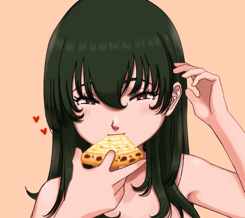 Pizza Day?まことに?
ピザ絵は顔に寄ったほうがいい感じになるね 