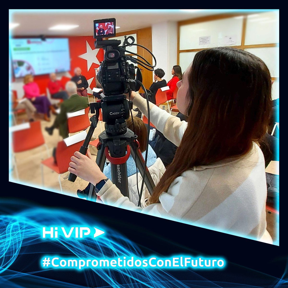Apostamos por el #futuro y creemos firmemente en las nuevas generaciones. Por eso en #HiVIP lanzamos cada año nuestro programa de #formación para #JóvenesTalentos, en el que aprenden nuevas habilidades profesionales que aplicar a su día a día en el sector #audiovisual.