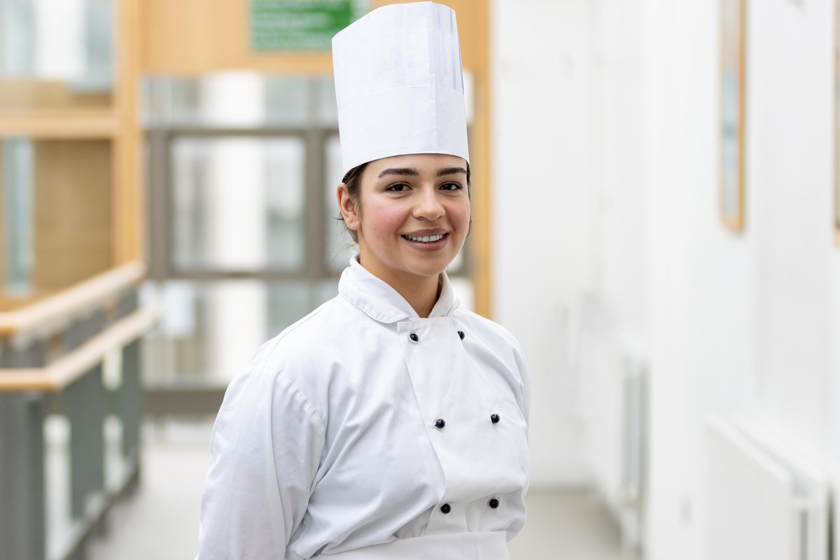 DkIT_ie's tweet photo. Good Luck to DkIT Culinary Arts student Pat Navas as she competes in the #KSCOTY competition today against 9 student chefs from culinary colleges from all over Ireland. The contest celebrates its 25th anniversary and this year takes place on campus in DkIT! @UnileverFS_IRE https://t.co/57Zi9ofhW3
