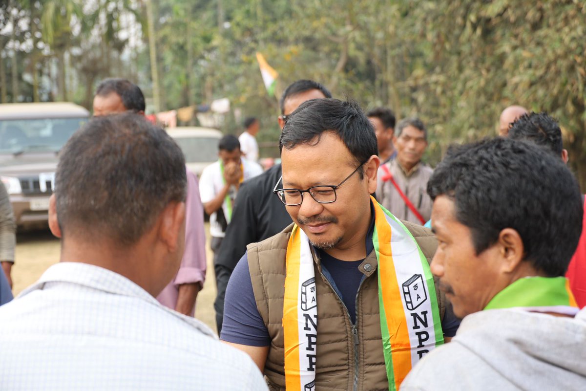 nppmeghalaya's tweet photo. Glimpses from the pocket meeting at Zikzak under Salmanpara AC in the presence of our candidate from Dadenggre Mr. @JamesSangma1, our candidate from Salmanpara Mr. @ibksangma.
#NPP #NPYF https://t.co/agLrce1bu5