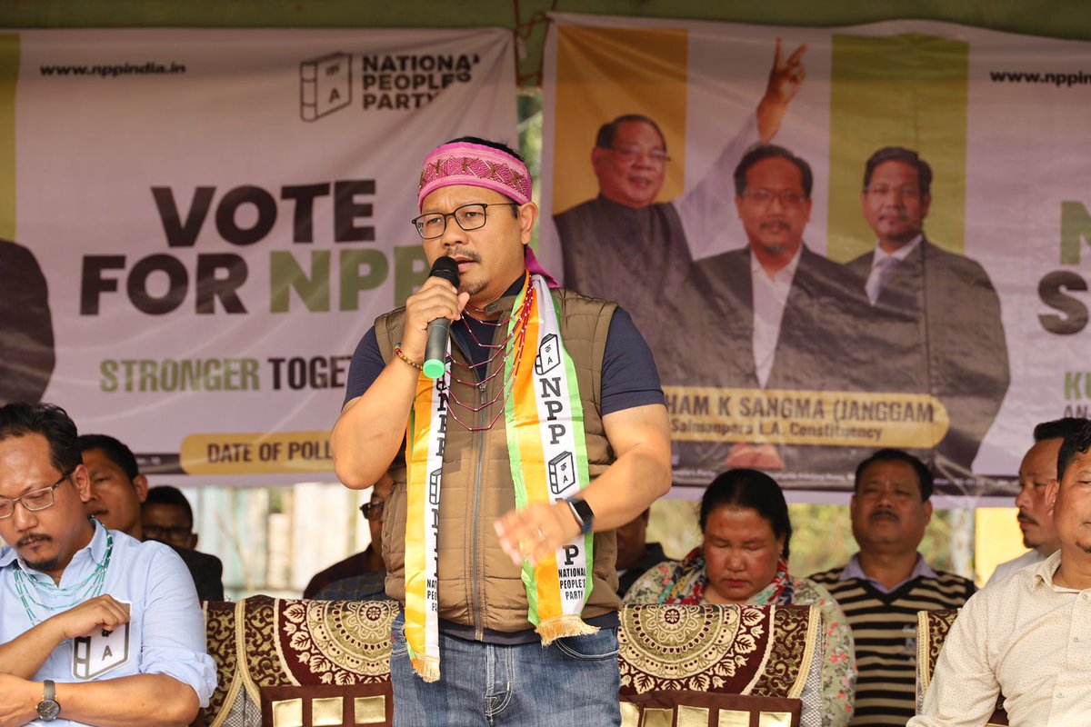 nppmeghalaya's tweet photo. Glimpses from the pocket meeting at Zikzak under Salmanpara AC in the presence of our candidate from Dadenggre Mr. @JamesSangma1, our candidate from Salmanpara Mr. @ibksangma.
#NPP #NPYF https://t.co/agLrce1bu5