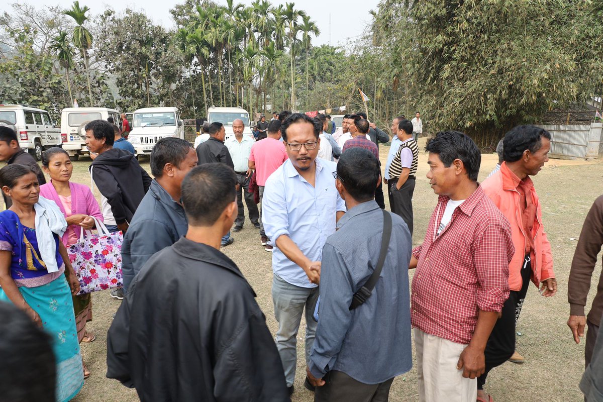 nppmeghalaya's tweet photo. Glimpses from the pocket meeting at Zikzak under Salmanpara AC in the presence of our candidate from Dadenggre Mr. @JamesSangma1, our candidate from Salmanpara Mr. @ibksangma.
#NPP #NPYF https://t.co/agLrce1bu5