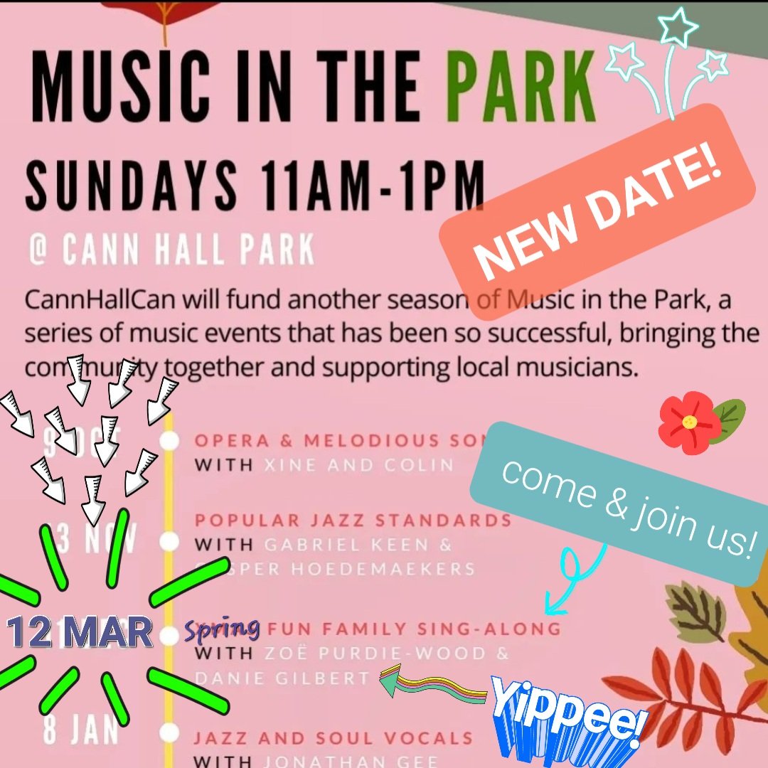 As well as there being #livemusic #THISSUNDAY, @daniejohn and I have rearranged the #live #gig we had to postpone due to bad weather... #spring #fun in the #park this #March 12th for music that ALL of the #family can #enjoy! #comeandjoinus #dateforyourdiary

#famtime  #singalong