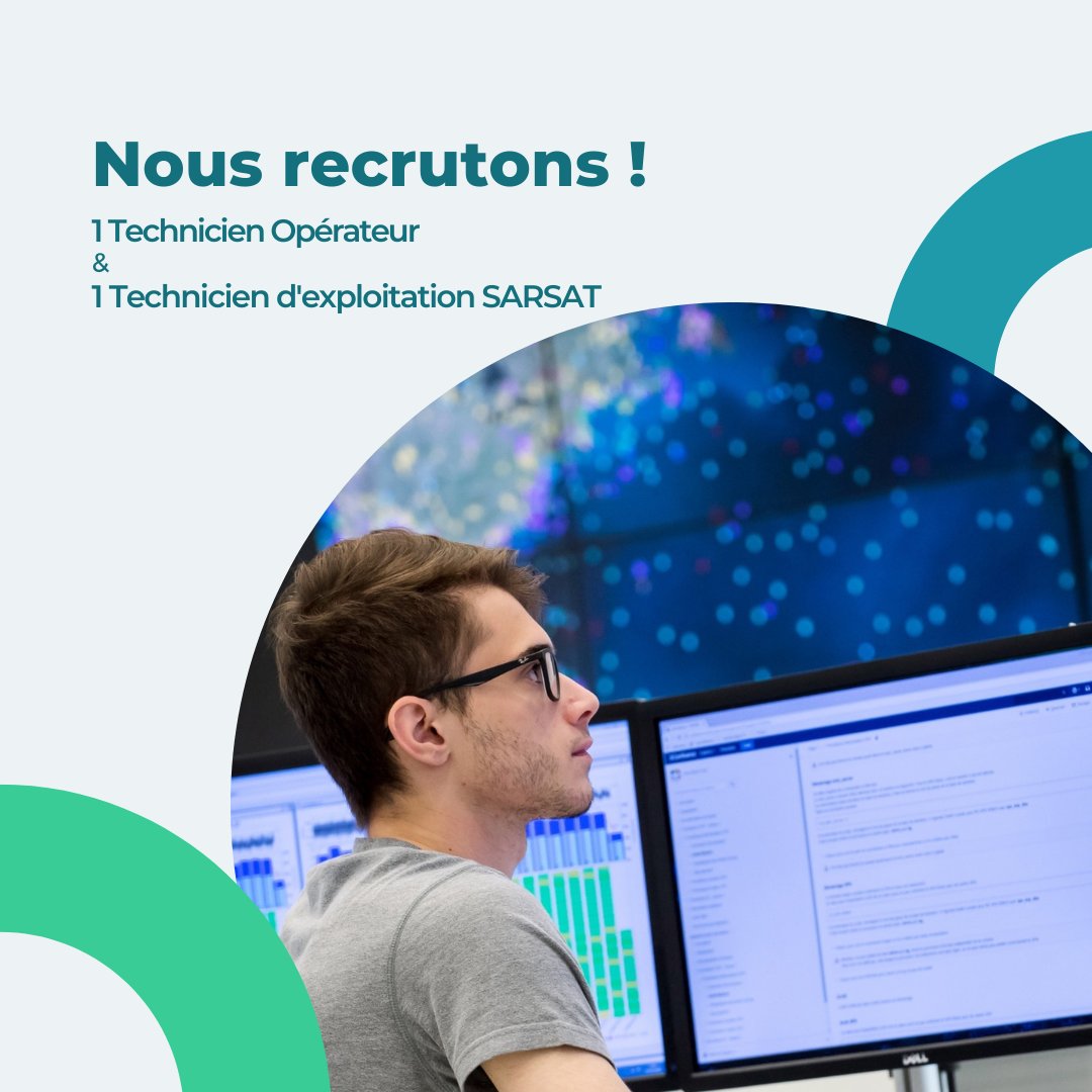 CLS_Group's tweet photo. CLS recrute :
👉1 Technicien(ne) opérateur (CDI) https://t.co/cYmqxLS0Pu
👉1 Technicien(ne) d’exploitation SARSAT (CDD 18 mois)
https://t.co/XKR1uHcOSi

Au cœur des enjeux de la planète, CLS est une société internationale. Rejoignez-nous !
#Joboffer #Iciçarecrute https://t.co/KShhEwqrs0