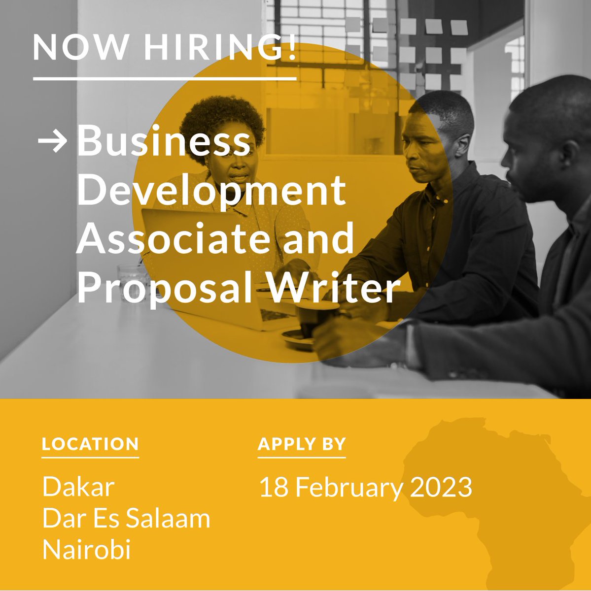 DalbergTweet's tweet photo. #HIRING: If you’re passionate about tackling global issues &amp; have prior experience in #InternationalDevelopment, apply to @DalbergImplemnt's open roles in #Africa by 18 Feb:

➡️ Program Manager: https://t.co/Gjmoy08G1I
➡️ BD Associate &amp; Proposal Writer: https://t.co/MCqTkV9FRr https://t.co/Vchetro2xr