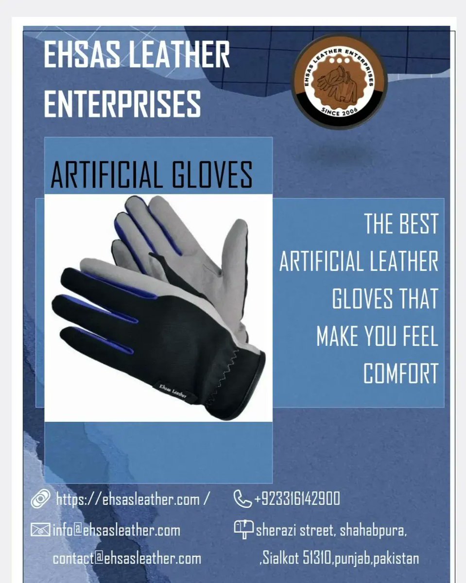 EhsasLeather's tweet photo. #syntheticgloves #Amaragloves #wingthumb #straightfinger #linings  #leatherfashion #index #comfortable #gloves #workingloves #synthetic #straightfinger #supplier #shoptoday #salesdirector #salesmanagers #placeorder #instore #safetyandsecurity #ehsasleather_enterprises https://t.co/bS2LCINl5g