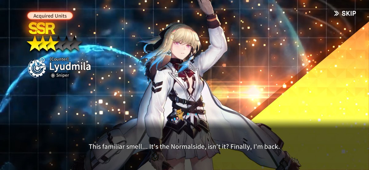 Kyze404's tweet photo. Gotta make her lvl 110 asap. 

#CounterSideGlobal #counterside #カウサイ https://t.co/IUGGZCyAvx