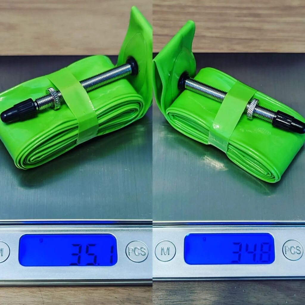 nor_cola's tweet photo. 第2の中華TPUチューブことCYCLAMIの重量詐欺が酷い!パッケージに堂々と38gって書いてるのに実際は、それより1割近く軽い!
#roadbike #cyclami #tputube https://t.co/cEye90iHLL https://t.co/cKBRqEke3b