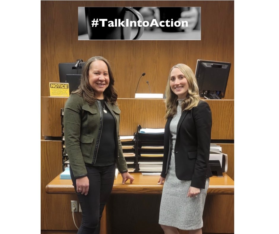 TheIILP's tweet image. We're delighted to share Julia Roundtree Livingston (Diversity, Equity &amp;amp; Inclusion Manager, Illinois Supreme Court Commission on Professionalism) and Judge Lindsey Shelton (Circuit Judge of the Sixth Judicial Court in Decatur/Macon County, Illinois) putting #TalkIntoAction!
