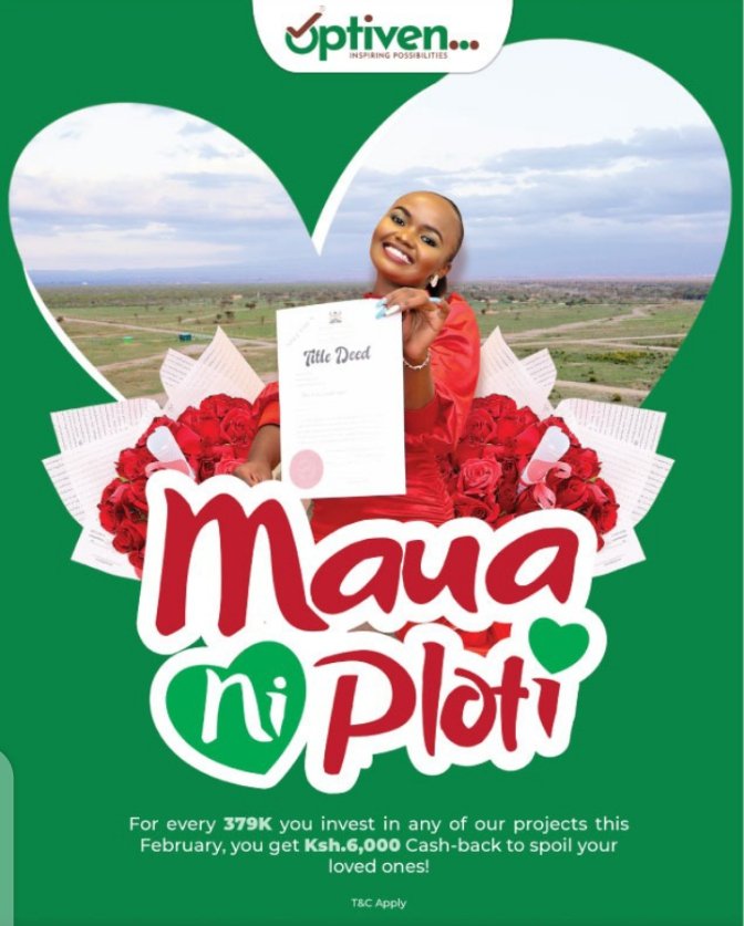 Lydia_Lands's tweet photo. Valentine's is coming. Allow me assist you get that perfect gift for your loved one - a plot
Please call/sms/WhatsApp 0790186897 for assistance. We value you
#inspiringpossibilities
#mauaniploti
#optiven https://t.co/sTnjwDExBJ