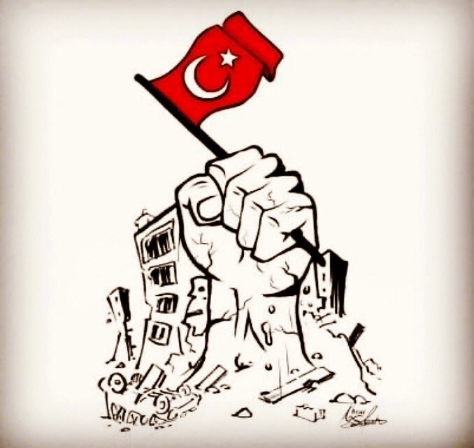 ibrahimtenekeci's tweet photo. Filistinli genç sanatçı Ebrar Sabah, ismini anmak istemediğimiz çirkin derginin depremle ilgili insanlık dışı karikatürüne çok güzel cevap vermiş. Allah kendisinden razı olsun. https://t.co/8UXmBosqlk
