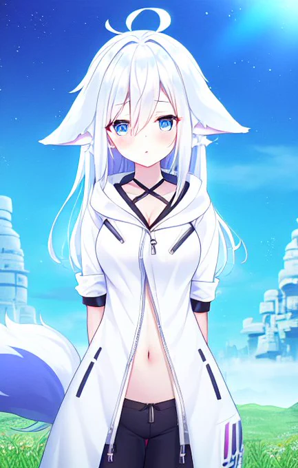 AIくんにうちのこイラスト突っ込んだら可愛いの出してきやがった 