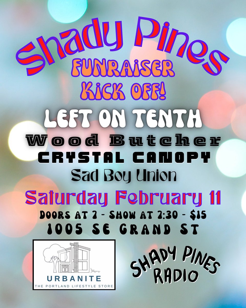 Come out and party with us as we kick off our 3rd annual Fun Raiser at the top floor of Urbanite! 7 - midnight! We are counting all $ donated during this event towards our raffle! Support community radio and win cool stuff! Free parking in the back lot. We hope to see ya there!