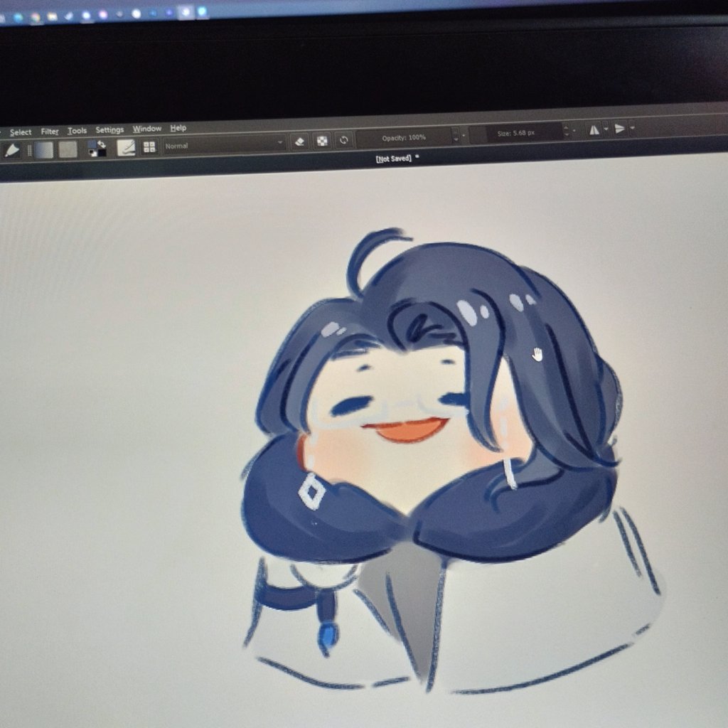 melomnart's tweet photo. i finally possess a drawing tablet https://t.co/Y7QEz8WiBj