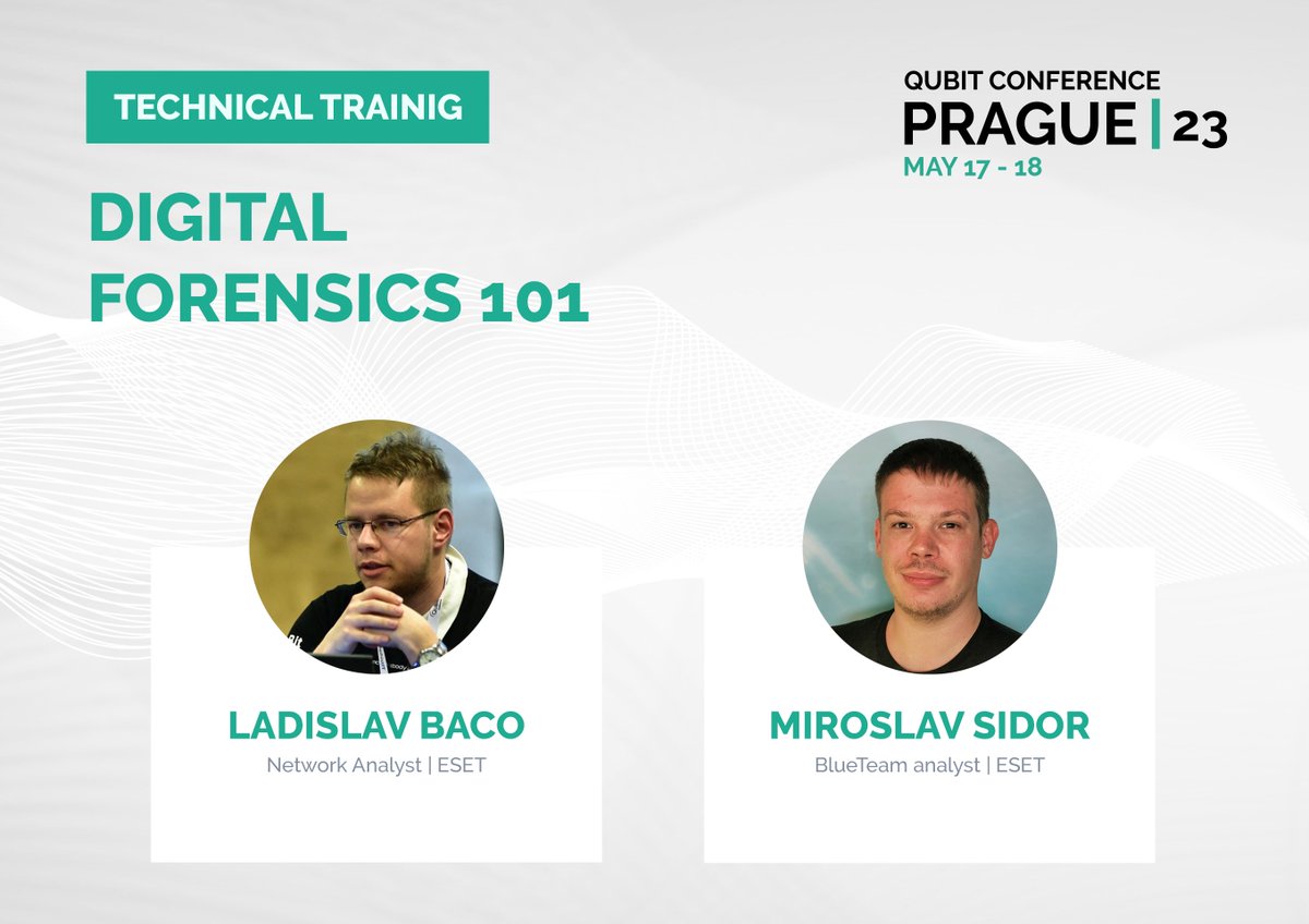 Are you ready to uncover the secret art of the CSI of the #cyber world?

Learn how to track and collect evidence and correctly acquire and interpret data in a practical hands-on Digital Forensics 101 Training at #QubitConPrague23.

#cybersec #cybersec2023 #infosec #Qubit