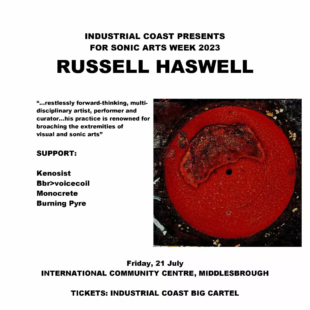 Industrial Coast on Twitter "Honoured to be part of Sonic Arts Week