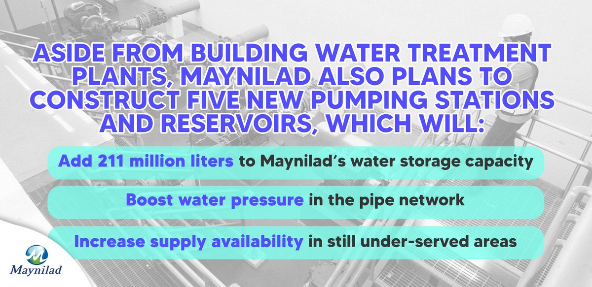 Maynilad Water Services, Inc. on Twitter "Pumping Stations and Reservoirs are also important in