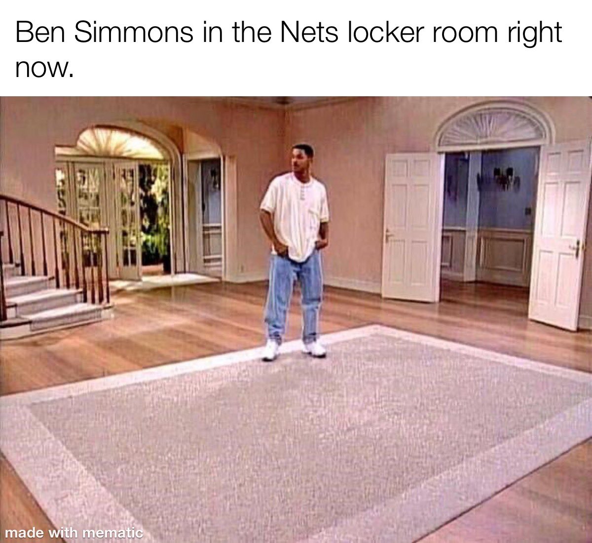 im_adis's tweet photo. #bensimmons #BrooklynNets https://t.co/ca6rhw9aa2