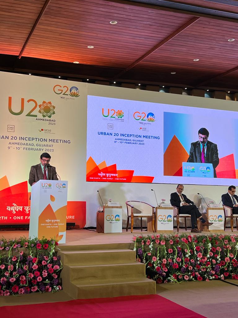 G20 India Sherpa, Shri Amitabh Kant, convenes the G20 ecosystem to ensure strong collaboration with the #U20 and multilevel governance:

🟢Ministry of Housing and Urban Affairs
🟣Digital Economy Working Group
🔴Infrastructure Working Group
🔵Disaster Risk Reduction Working Group