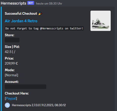 New success posted by: franz