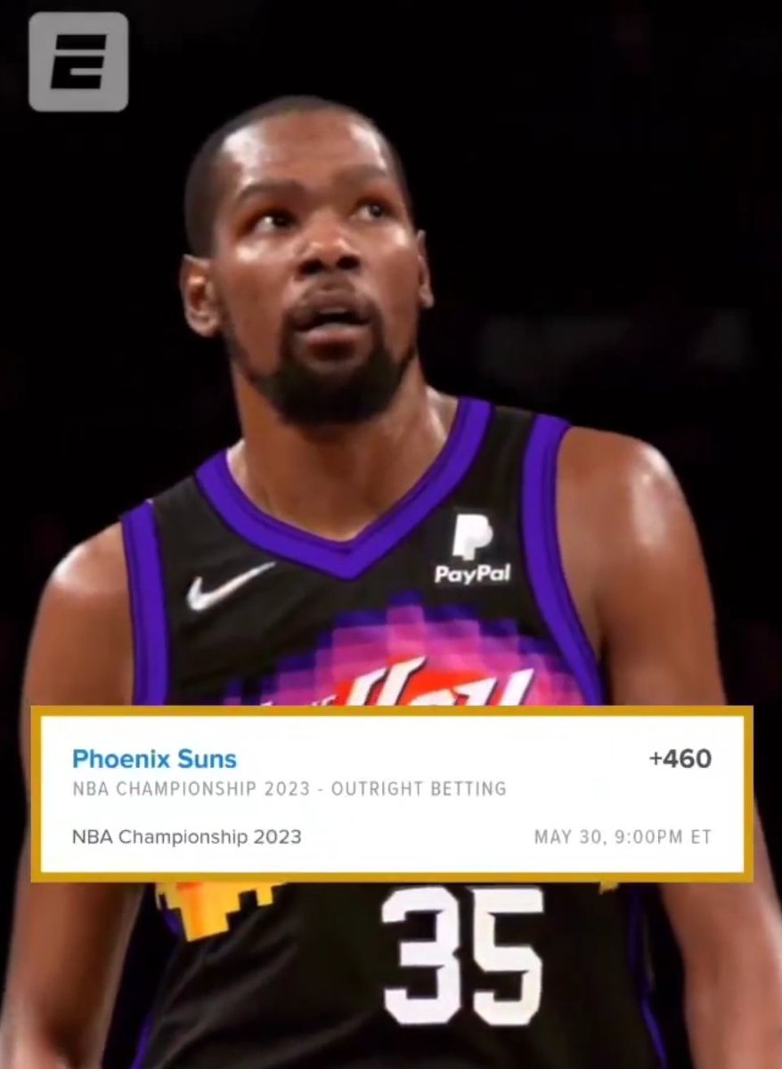 PakSayjak's tweet photo. Party's over!🔥🏆 @KDTrey5
#GamblingTwitter #KevinDurant https://t.co/rfaTlpBXr9