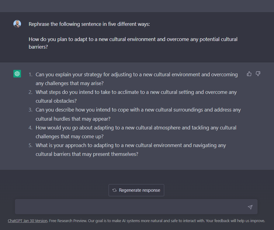 How to use ChatGPT intelligently to prepare for an interview (for a ...