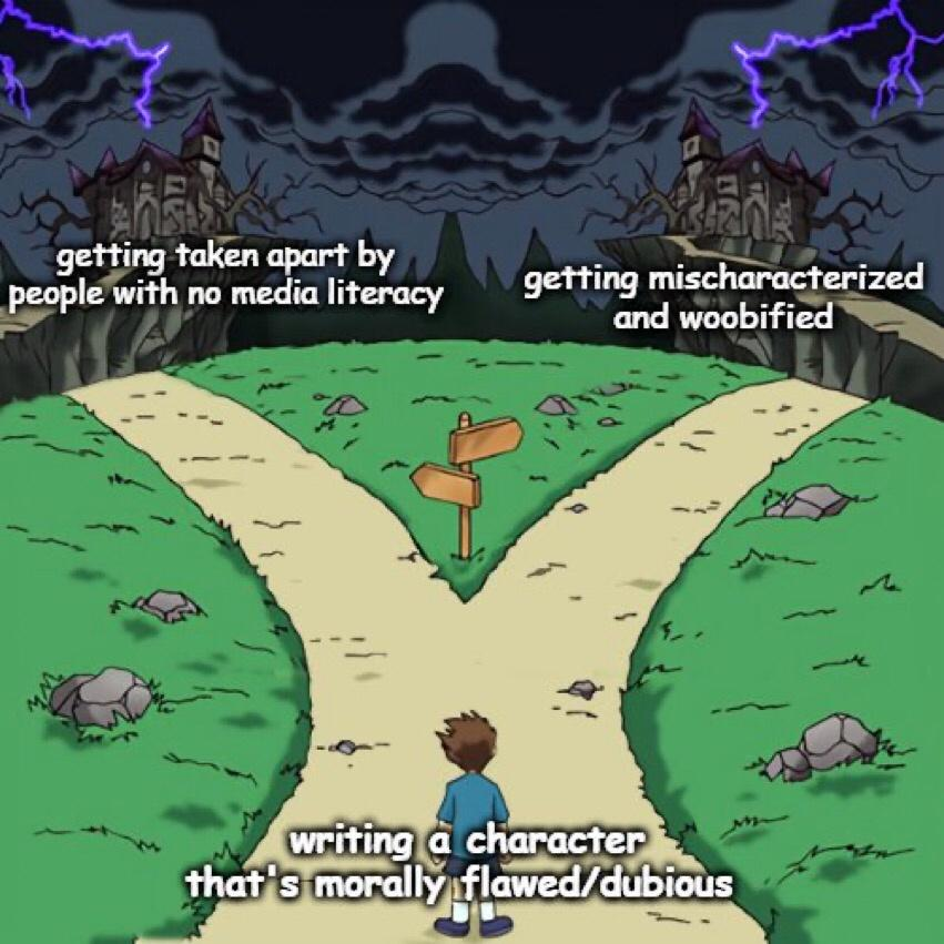 GroovyPriestess's tweet photo. Is it possible for anyone to understand a character just as much or better than the creator of that character? I try so hard to be fair to the characters, but it may even be an impossible goal. #fanficlife https://t.co/0frclB6nmq