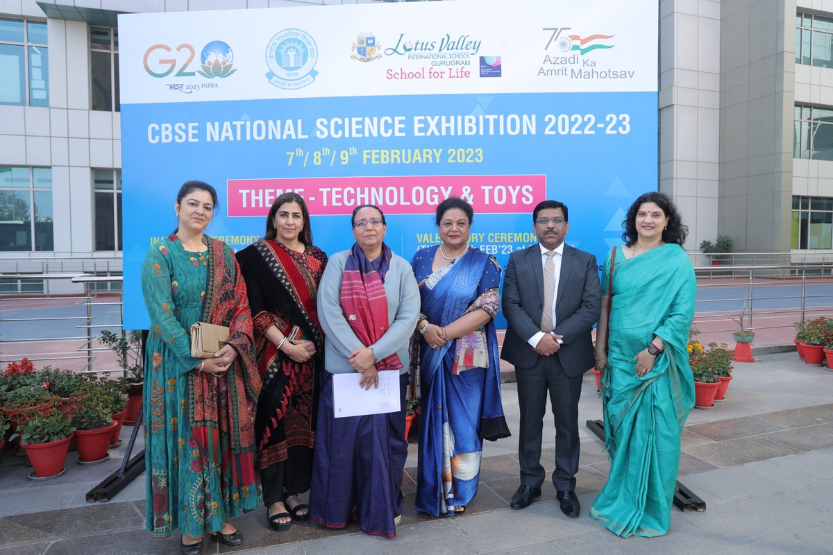 LVISGURUGRAM's tweet photo. #LVISG hosted the prestigious CBSE National Science Exhibition on 07th Feb '23, on the theme ‘Technology and Toys’ under the categories, grades 6 to 8 & 9 to 11, with participation of approx. 458 schools & 1400 students #NationalScienceExhibition https://t.co/wzFYNSZjx0