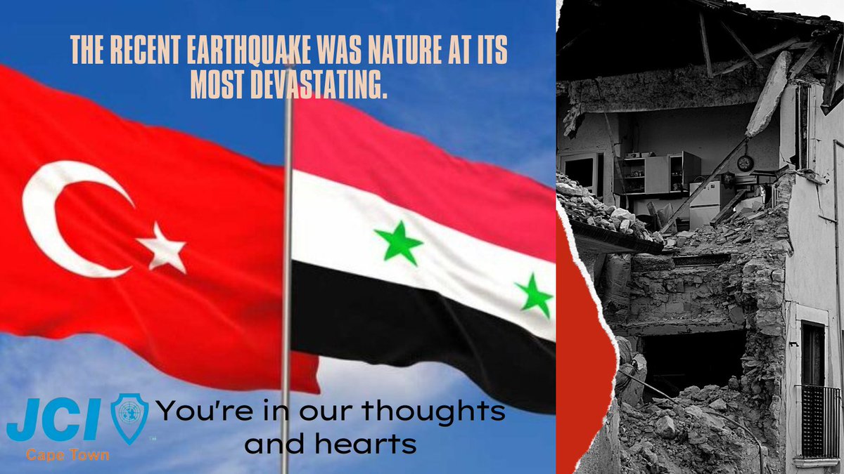 #TurkeyQuake #Turkey #syriaearthquake #Syria #jcicapetown #jci