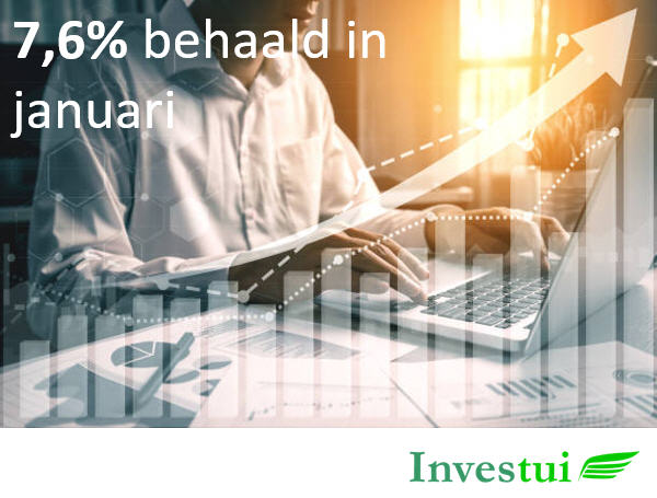 Investui_NL's tweet photo. Statistisch gezien is januari een goede maand voor #Investui_NL. Sinds 2009 werd een steeds een positief #rendement gegenereerd. Ook dit jaar behaalde we een #resultaat van 7,6%!
Wacht dus niet langer en profiteren van deze dynamiek!

🧐https://t.co/lPxQzVJM3q https://t.co/8pDYNKE4vv