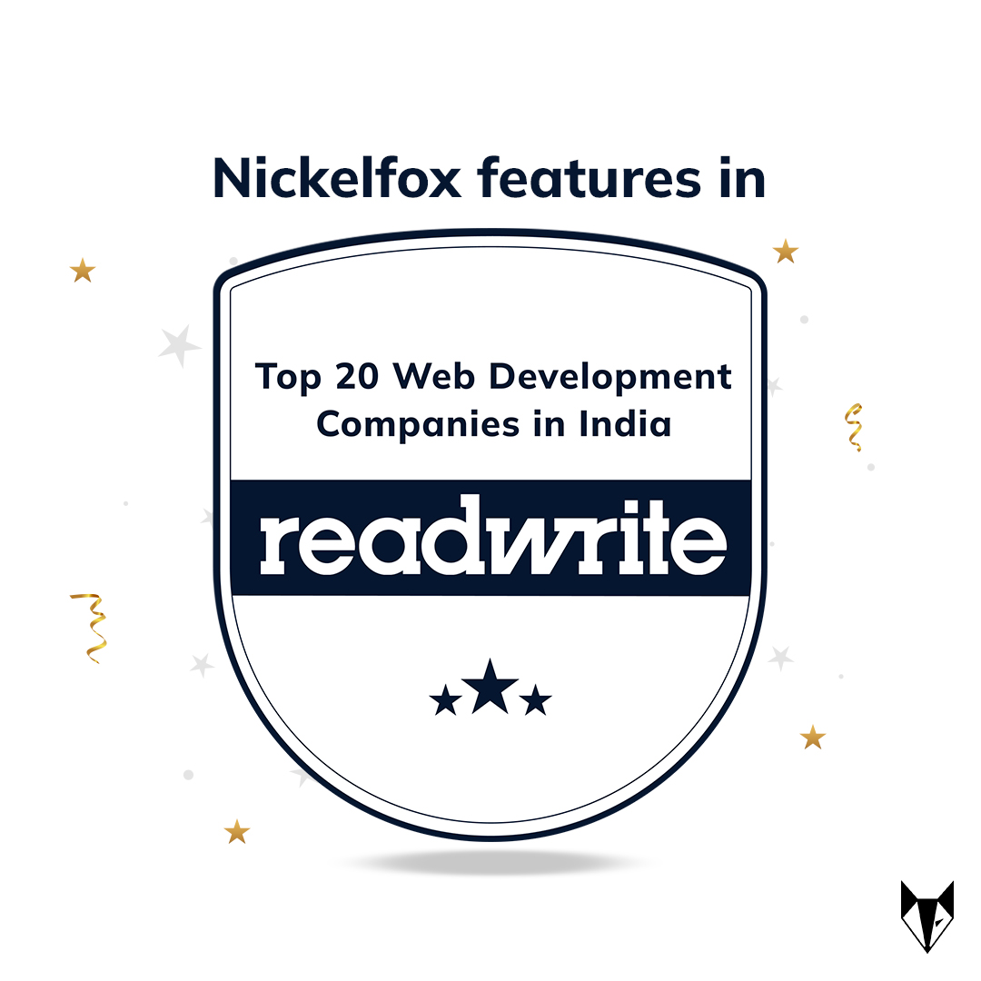 NickelfoxTech's tweet image. Happy to be featured among the top 20 #webdevelopment companies in India. We promise to keep doing our best! 

#Featured #Topwebdevelopmentcompany 
@RWW
