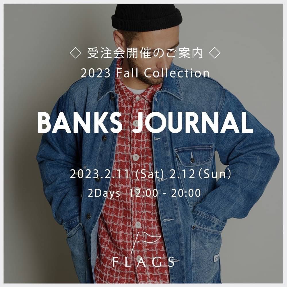 flags_sapporo's tweet photo. 今週末の開催です！

次の秋の商品をフルラインナップでご覧いただけます！
そのままオーダーも出来る貴重な体験となります^ ^

BANKS好きにはたまらない時間となるはず！
是非、お待ちしております♪ https://t.co/E8JiHvHvcA