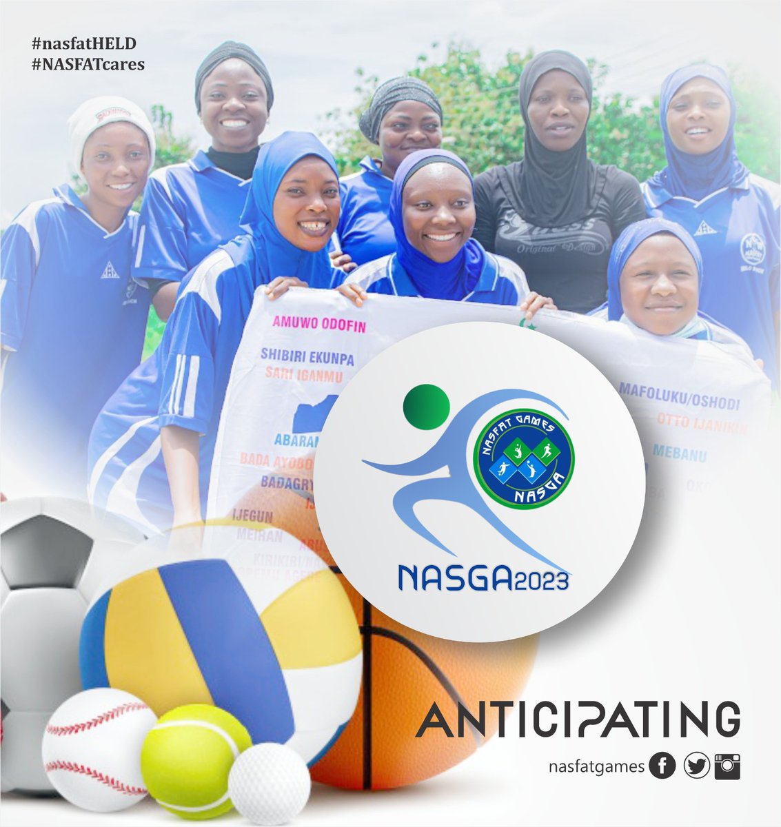 nasfatgames's tweet photo. Anticipating NASFAT GAMES; 

“If it doesn’t challenge you, 
it won’t change you.” 

– Fred Devito

#NASGA2023
#NASFATgames 
#nasfatHELD 
#NASFATcares https://t.co/dIkpUr7Dwi
