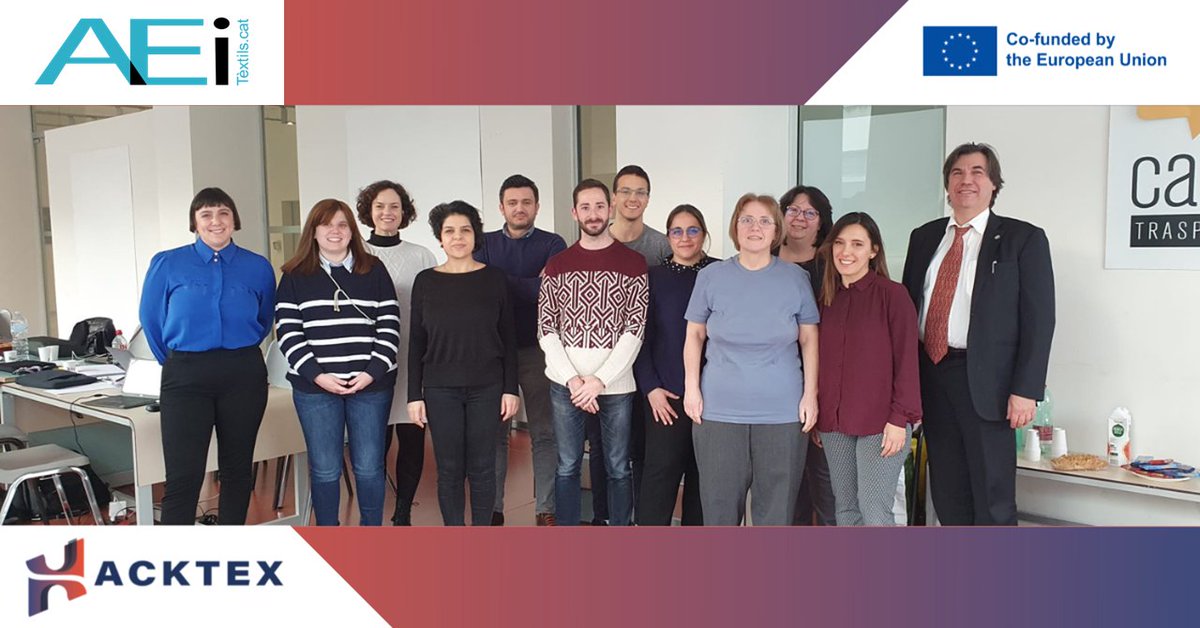 textils_cat's tweet photo. We are in #Rome discussing next steps of #Hacktex: a #smarttextiles virtual training program expected by early summer. In the next weeks, we will publish the syllabus.
Stay tuned for updates!
#innovation #textile #advancedtextiles #training #upskilling #skills #erasmus+ https://t.co/R5VAUBbtav