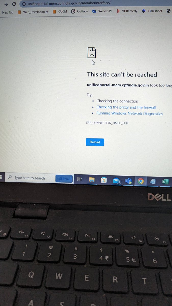 swaprain's tweet photo. #epfo #epf #pensions #Pensioners #DigitalIndia
@PMOIndia @byadavbjp @Rameswar_Teli @LabourMinistry @mygovindia @PIB_India @MIB_India @AmritMahotsav
Please make PF member portal active, it's always down https://t.co/CYebPDdCoh