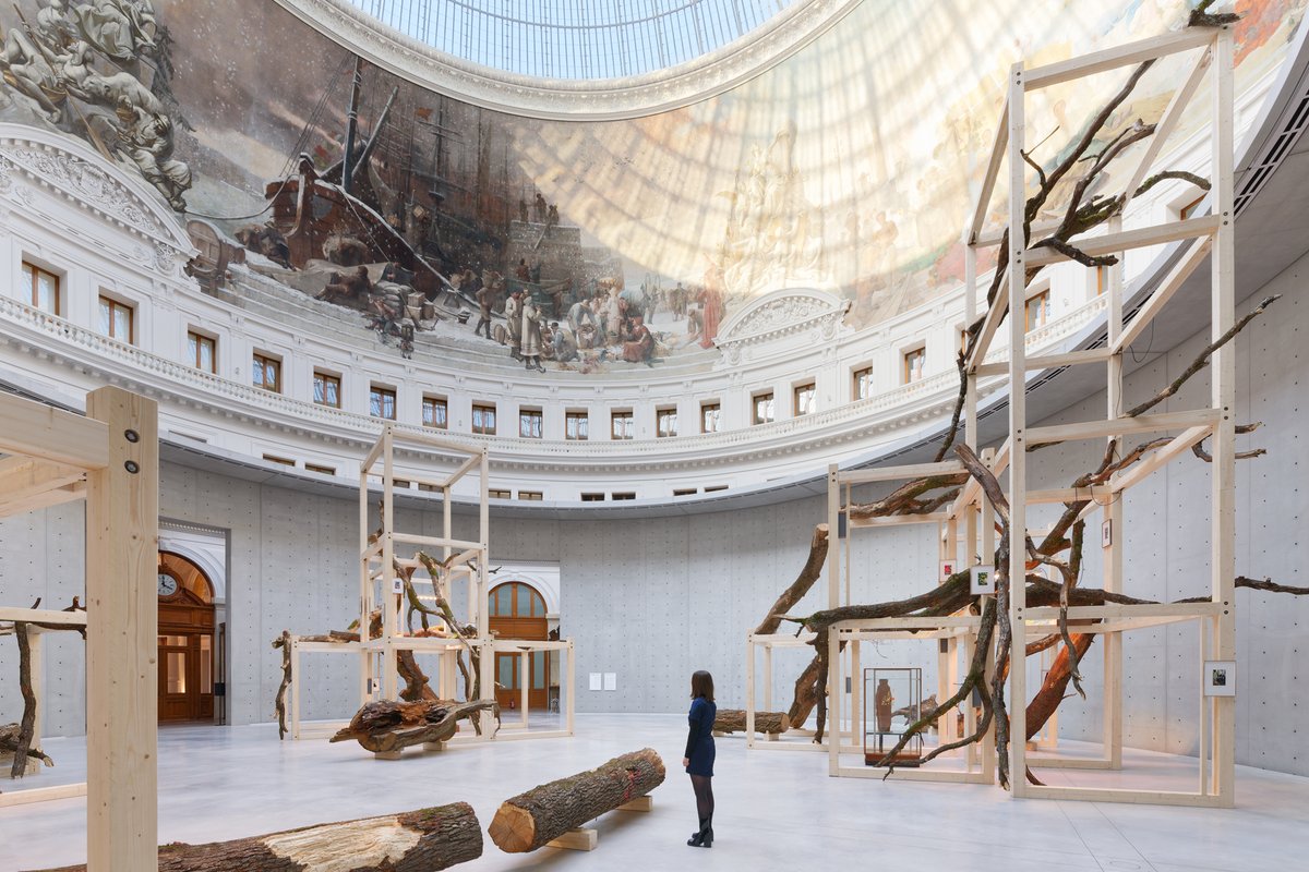 BourseCommerce's tweet photo. Grandeur nature.
« Tropeaoleum », l'installation monumentale et inédite de #Danh Vo, créée pour la Rotonde, est à découvrir jusqu'à fin avril, dans le cadre de l'#ExpoAvantlOrage. https://t.co/AJls04dipU