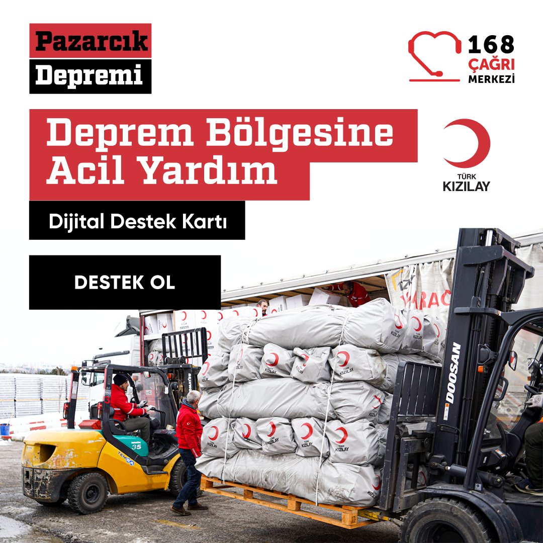 🚨Yaşanan deprem felaketinden etkilenen vatandaşlarımıza destek olmak için Kızılay koordinasyonunda dijital destek kartlarımızı platformumuzda kullanıma açtık.

📍Destek olmak isteyenler için link
help-turkiye.modanisa.com