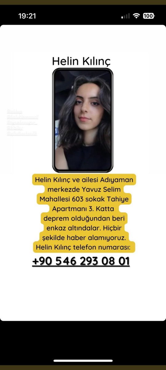 hsynalitopkaya's tweet photo. Lütfen ses var hala!!!!!!! #helinenkazaltında 
#deprem @AFADBaskanlik @DepremDairesi @AFADAdiyaman @AKUT_Dernegi @ahbap @haluklevent https://t.co/R7oSAcP4Ag