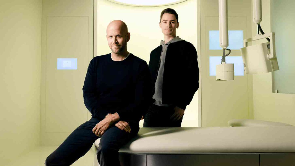 Le PDG de <a href="/Spotify/">Spotify</a>, Daniel Ek, se lance dans la #santé buff.ly/3x6P3Tn