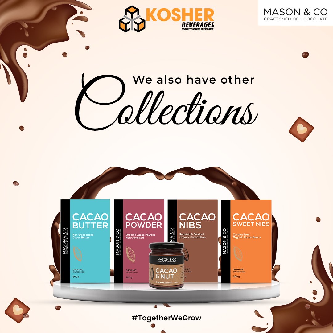 Mason chocolate is made with beans from South India. Mason & Co. uses cacao from organically certified farms and never uses preservatives in their products. After four years of working with the brand and moving the association forward. #kosherbeverage #masonandco #ChocolateDay