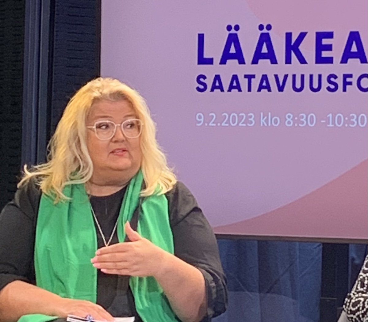 ⁦<a href="/TKotomaki/">Teija Kotomäki</a>⁩ muistutti, että monimutkainen lääkkeiden arviointi hidastaa uusien lääkeinnovaatioiden saavutettavuutta potilaille #saatavuusfoorumi2023