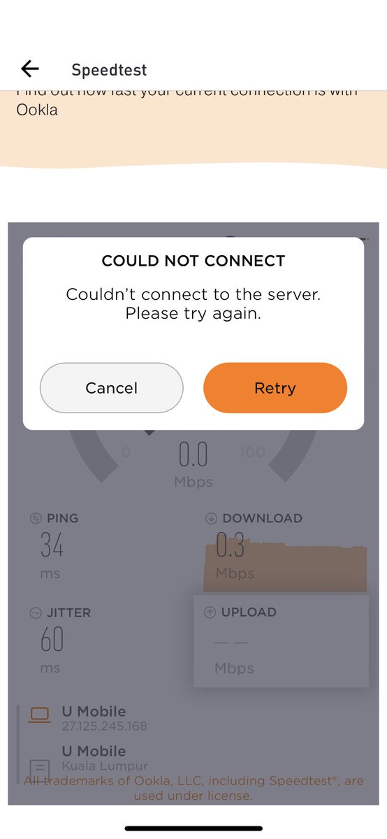 melur_jasmin's tweet photo. @umobile  apo ni umobile yg hensem? Dah berapa hari dah ni nak bt kilije pn payah..ape tah lagi nak bertiktok..letihh ooo..nk bt speed test pn taoleh nih..sila sila bt sesuatu sebelum sy merajok..sekian aduan sy.. https://t.co/zWmyaHxCDI